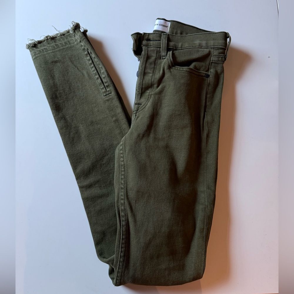 Cotton citizen high split jeans